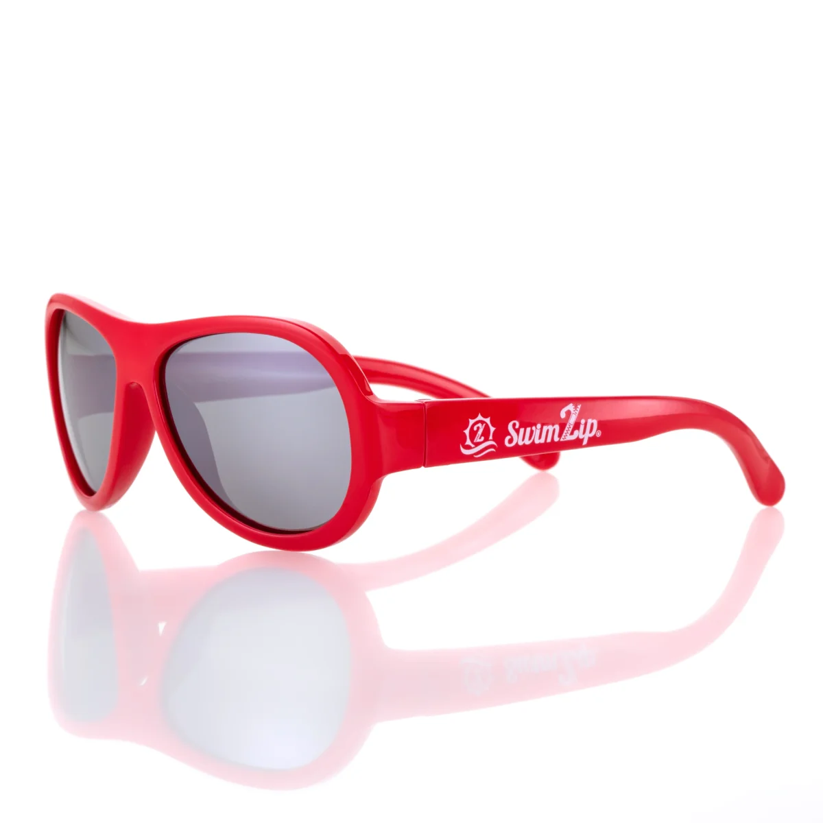 Kids Aviator Sunglasses - Red - Image 2