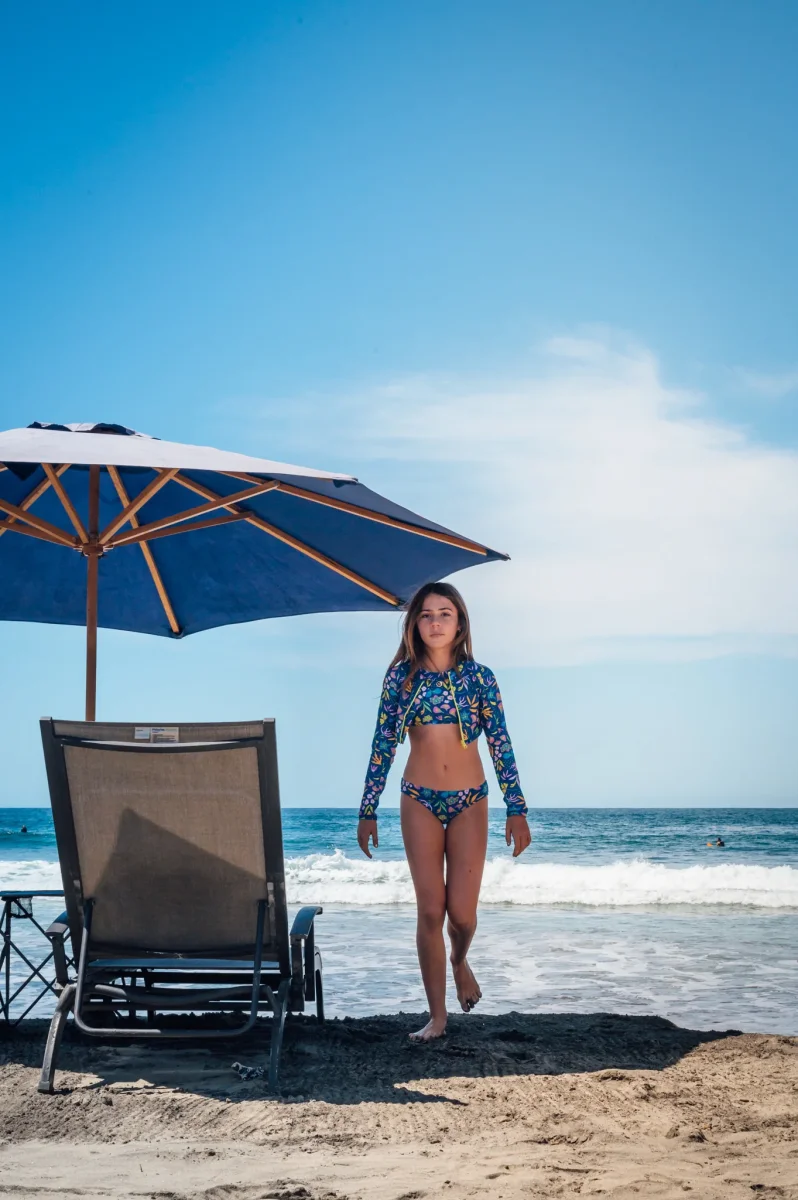 Girls Halter Top Bikini Set (2 Piece) | "Tropadelic" - Image 4