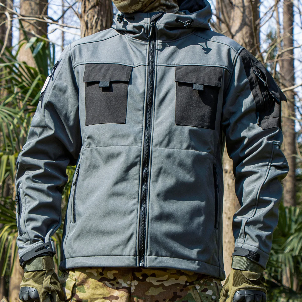 5-IN-1 Softshell Waterproof All Terrain Tactical Jacket - Image 9