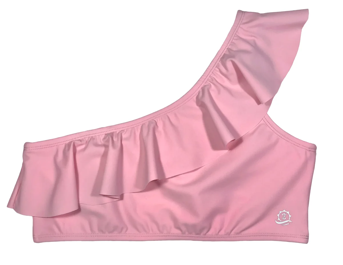 Women's One Shoulder Bikini Top - “Pink” - Image 2