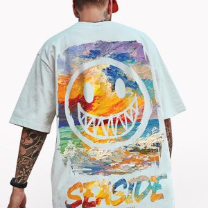 Oversize Streetwear Grimace Graphic T-Shirt