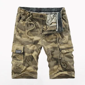 Techwear Outdoor Camo Jorts for Men