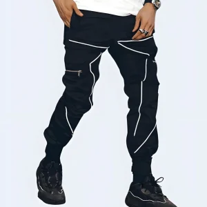 Black Reflective Pants
